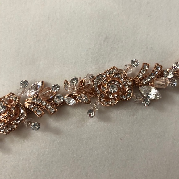 Bridal rose gold belt - Picture 9 of 10